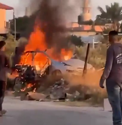 بالفيديو  ..  إسرائيل تغتال قادة في سرايا القدس والقسام بعد استهداف سيارتهم في طولكرم