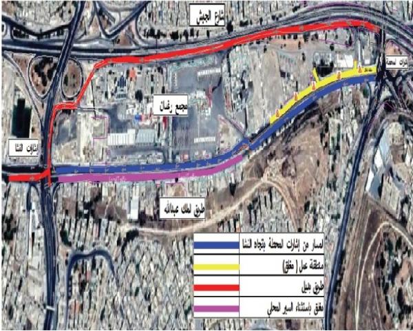 تحويلات مرورية جديدة في عمان