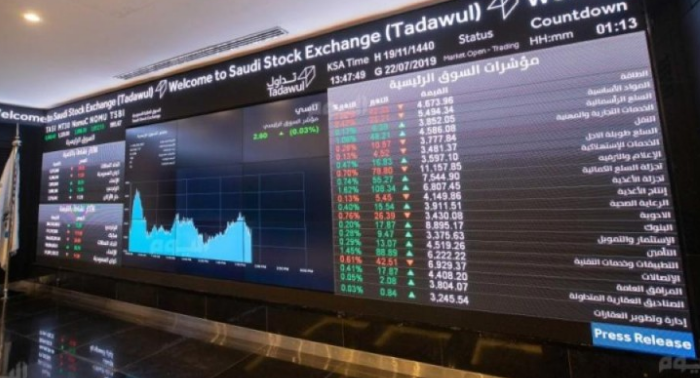 المؤشر يغلق مرتفعاً بتداولات 5.7 مليارات ريال