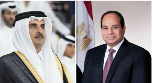 أمير قطر يزور مصر لبحث إنهاء العدوان الإسرائيلي على غزة