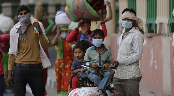 2.03 مليون إصابة مسجلة بكورونا في الهند