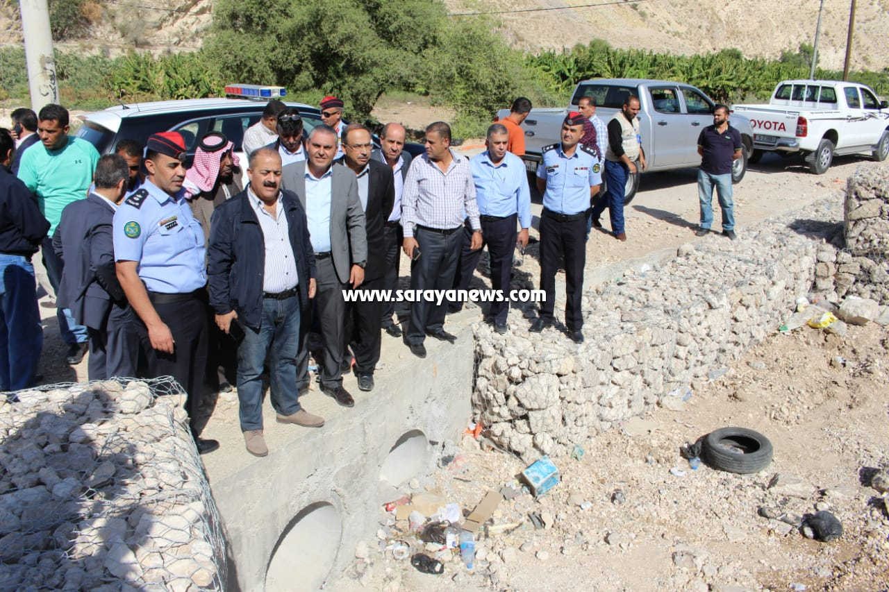 محافظ اربد لسرايا: الأغوار الشمالية بحاجة الى تكثيف الجهود ودعم الوزارات لتجنب الفيضانات والانجرافات .. صور 