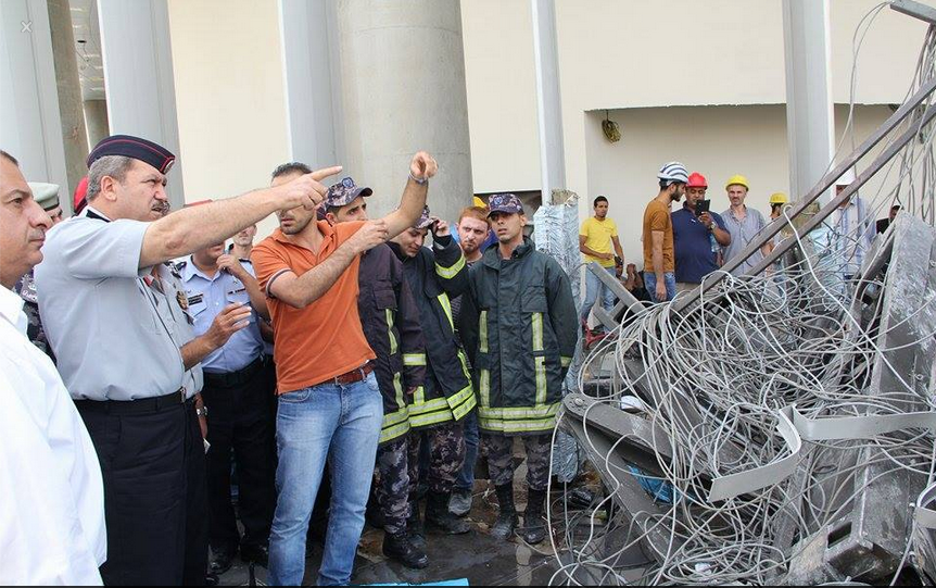  وفاة عاملين سقطا عن احدى ابراج العبدلي 