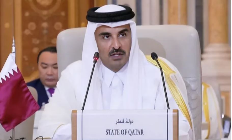 أمير قطر: المجتمع الدولي فشل في اتخاذ ما من شأنه وقف المجازر