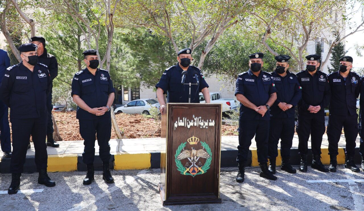 مدير الأمن العام يزور مديرية شرطة مادبا 