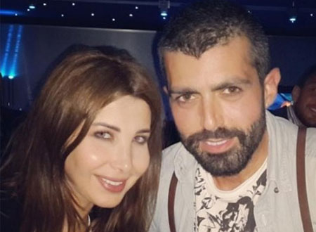 نانسي عجرم تحتفل بعيد ميلادها مع زوجها وأصدقائها ..  صور