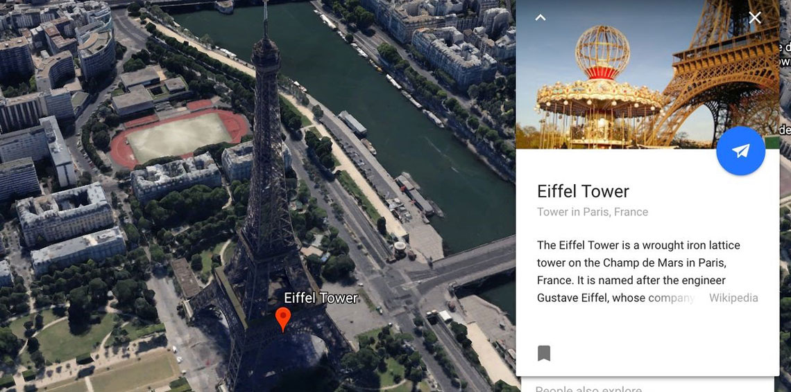 غوغل ستتيح لك وضع ذكرياتك على خرائط Google Earth‏