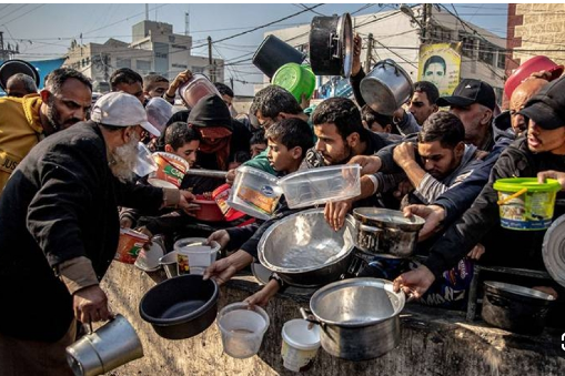 نصف مليون غزّي يعشيون مستويات جوع كارثية