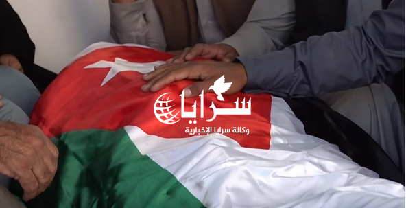 شاهد لحظات استلام جثمان الشهيد ماهر الجازي