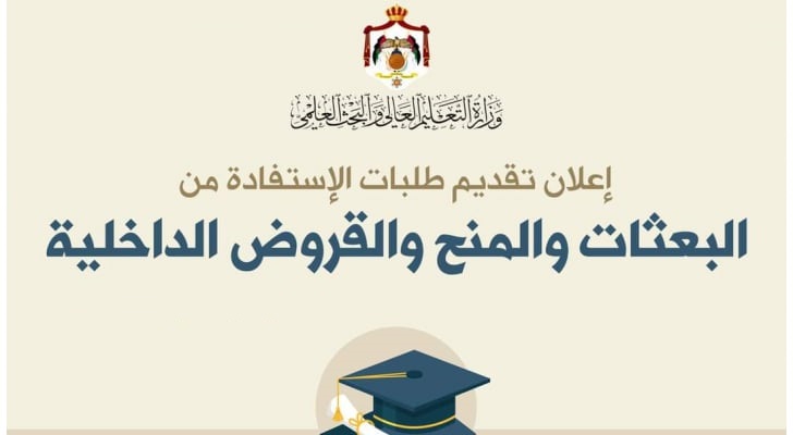 التعليم العالي: بدء تقديم طلبات الاستفادة من البعثات والمنح والقروض الداخلية