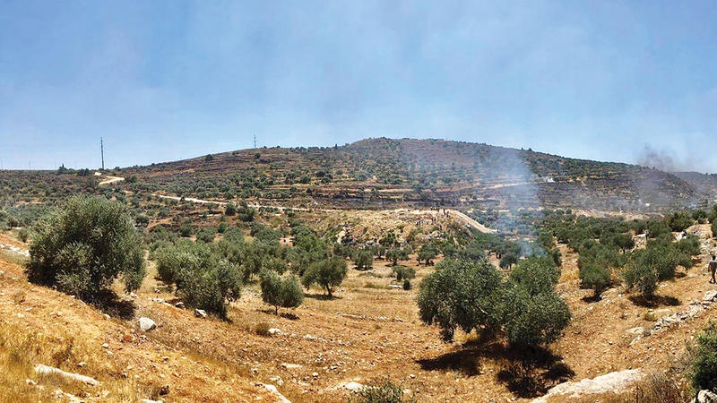 اصابة 411 فلسطينياً خلال مواجهات بجبل صبيح