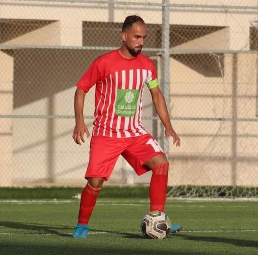 ارتقاء نجم المنتخب الفلسطيني رشيد دبور في أحداث القطاع