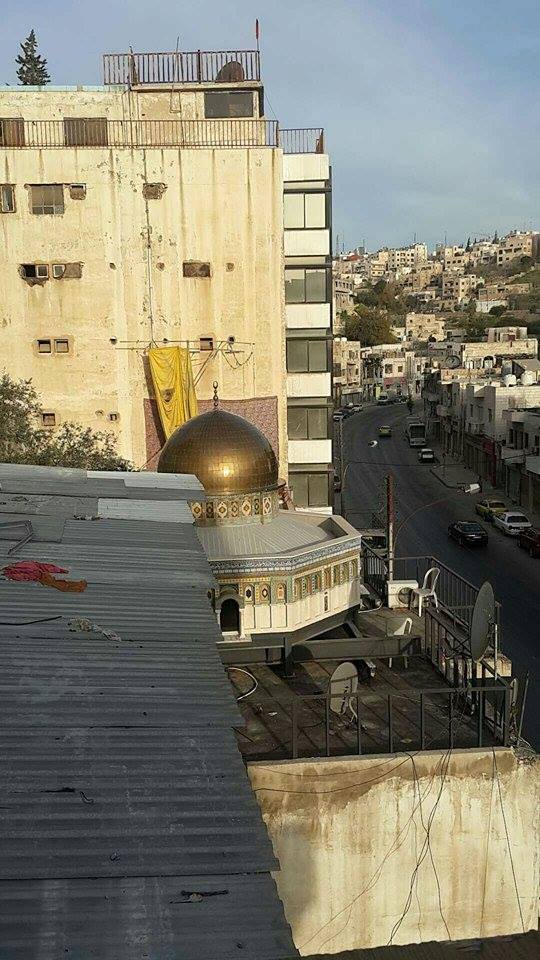 بالصور  ..  "مجسم القدس" في عمان يثير ضجة على مواقع التواصل الإجتماعي