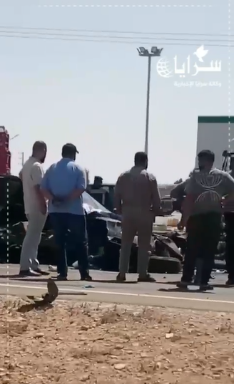 بالفيديو .. حادث تصادم "مرعب" على الطريق الصحراوي 