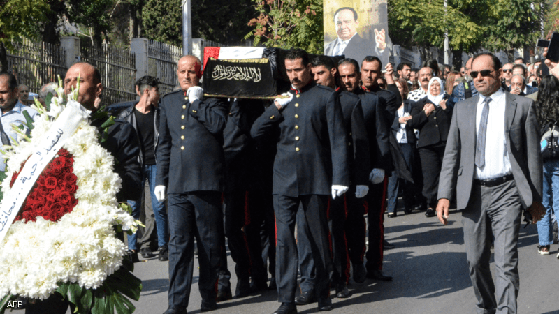 بالفيديو ..  تشييع  جثمان"ملك القدود الحلبية" صباح فخري