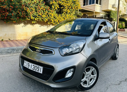 كيا بيكانتو 2014 KIA Picanto وارد شركة كيا في الاردن وصيانتها محرك 1250cc للبيع من المالك مباشرة