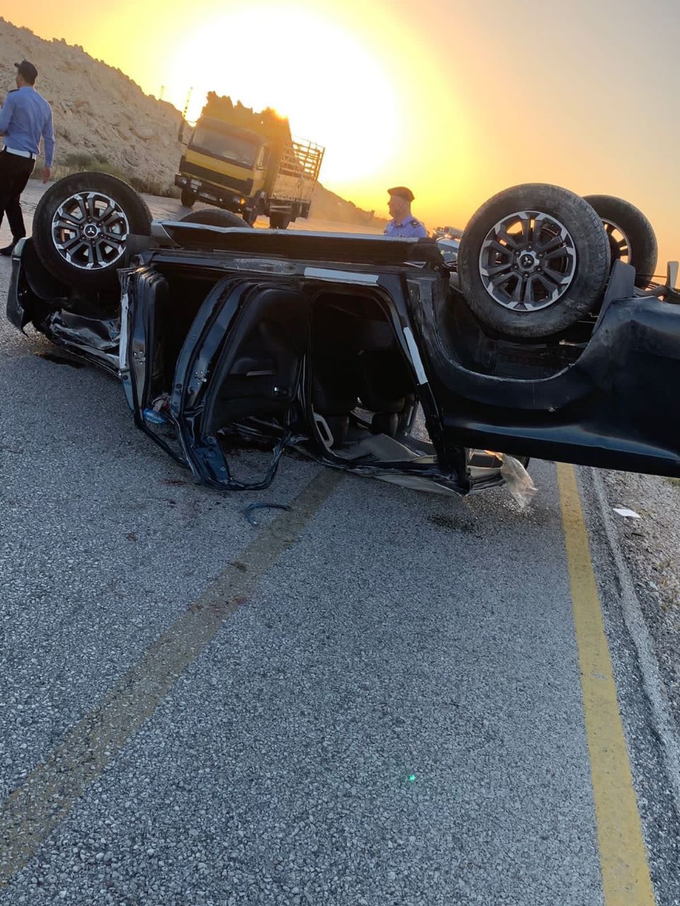 8 إصابات بحادث تصادم مركبات على طريق عمان - السلط 