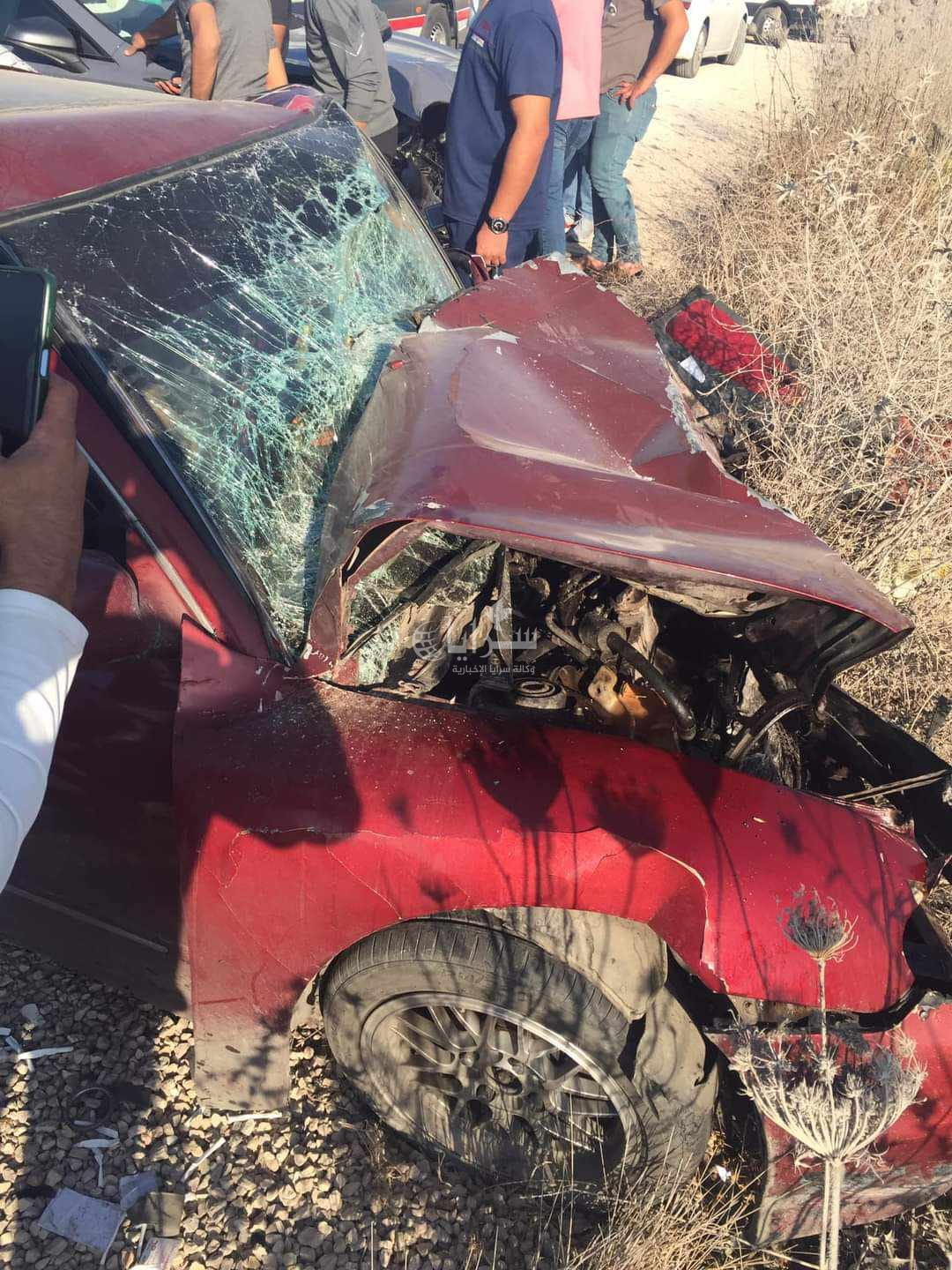 بالصور ..  أنباء عن وفيات واصابات إثر حادث مروّع على طريق البترول في إربد