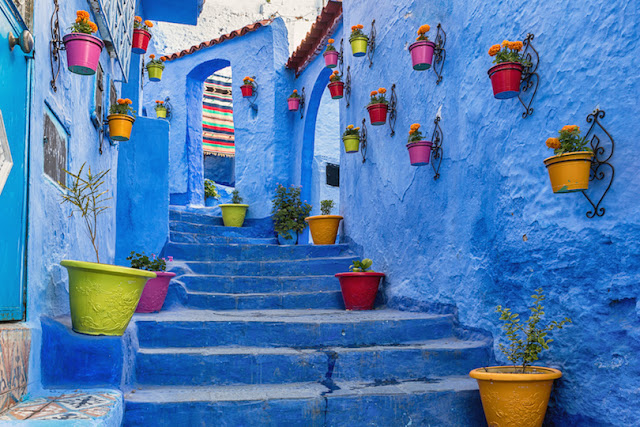 بالصور .. تعرف على المدينة الزرقاء في المغرب