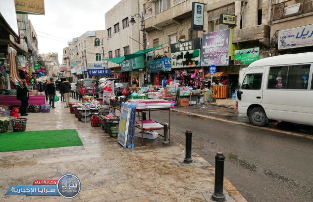 الكرك: شكاوى من الانتشار العشوائي للبسطات بالشوارع  