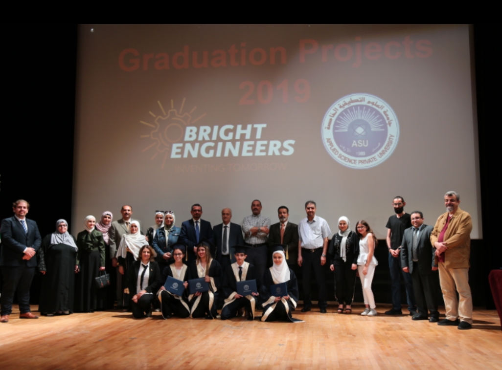 جامعة العلوم التطبيقية الخاصة الراعي الرسمي لحفل مناقشة مشاريع وتخريج الفوج الأول من طلبة Bright Engineers