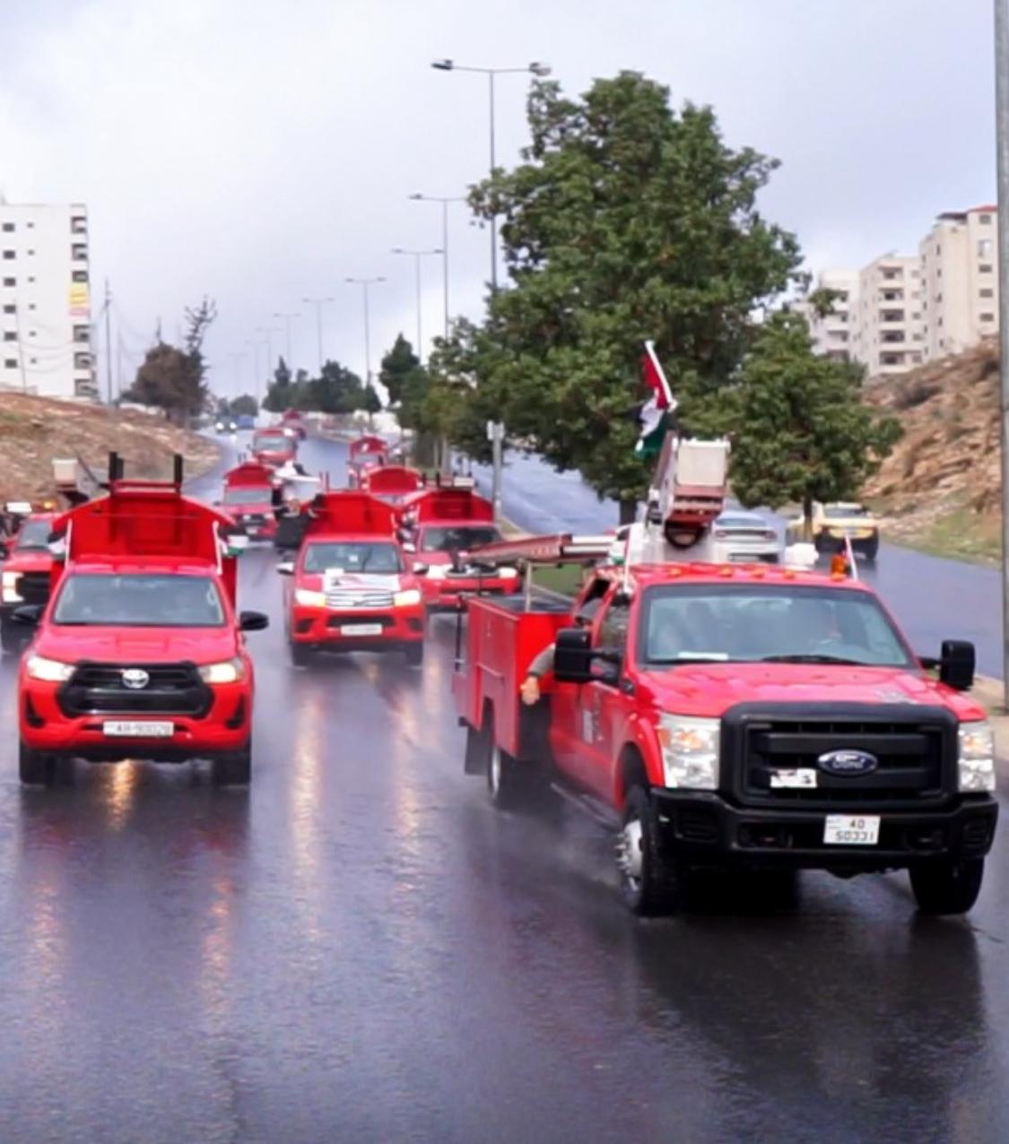 شركة الكهرباء الأردنية تشارك في استقبال جلالة الملك عبدالله الثاني وولي عهده الامين وتثمن مواقفه الثابتة تجاه القضية الفلسطينية