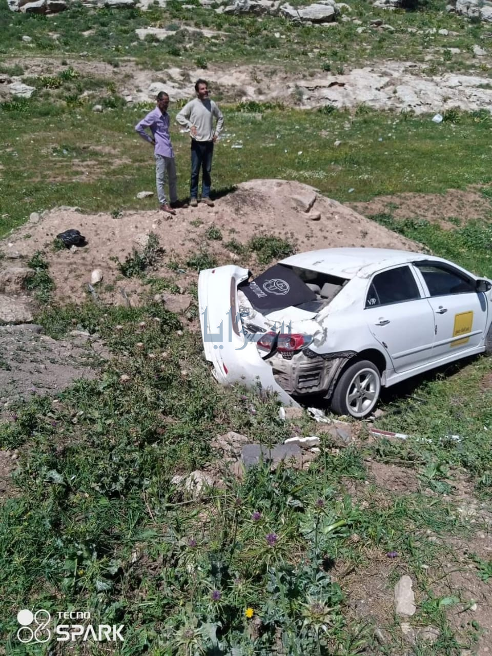 بالصور ..  إصابات جراء حادثين منفصلين في وادي تقبل باربد