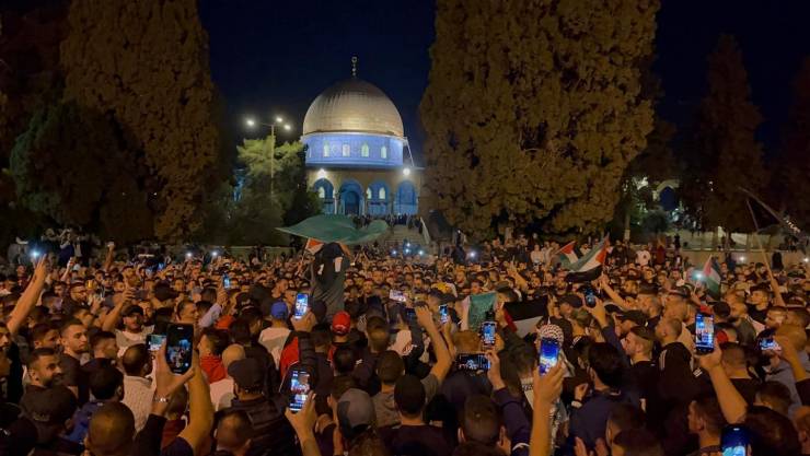 مسيرات في مختلف أنحاء فلسطين ابتهاجا بالنصر على الاحتلال في هذه الجولة