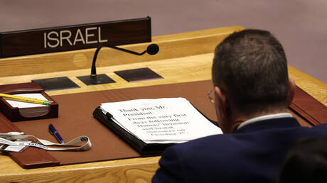 "إسرائيل" ترد على تبني مجلس الأمن مشروع قرار بشأن وقف إطلاق النار بغزة