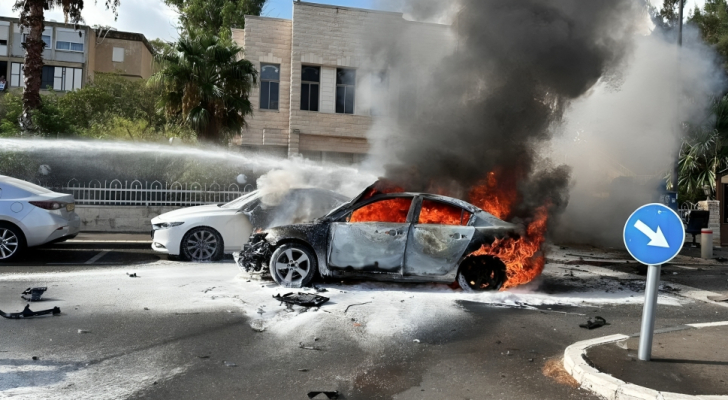 إعلام عبري: إصابة شخصين بانفجار سيارة في "تل أبيب"