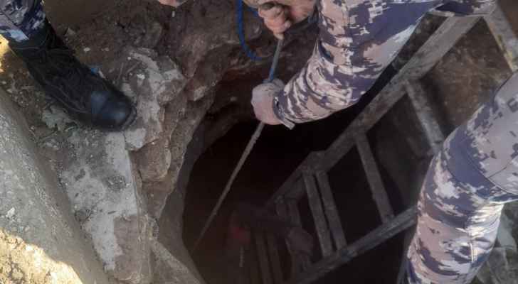 انقاذ شخص سقط في بئر ماء بمحافظة عجلون
