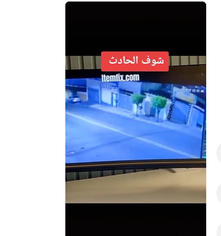 في حادثة غريبة  ..  سائق يكمل طريقه بعد تعرضه لحادث وكأن شيئًا لم يكن !