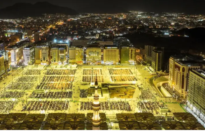 أكثر من 9 ملايين مصلي بالمسجد النبوي في العشر الأولى من رمضان