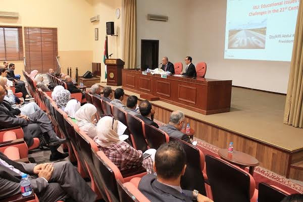 "الخطة الاستراتيجية للإتحاد الدولي للجامعات في التعليم العالي" محاضرة في جامعة الزيتونة الأردنية