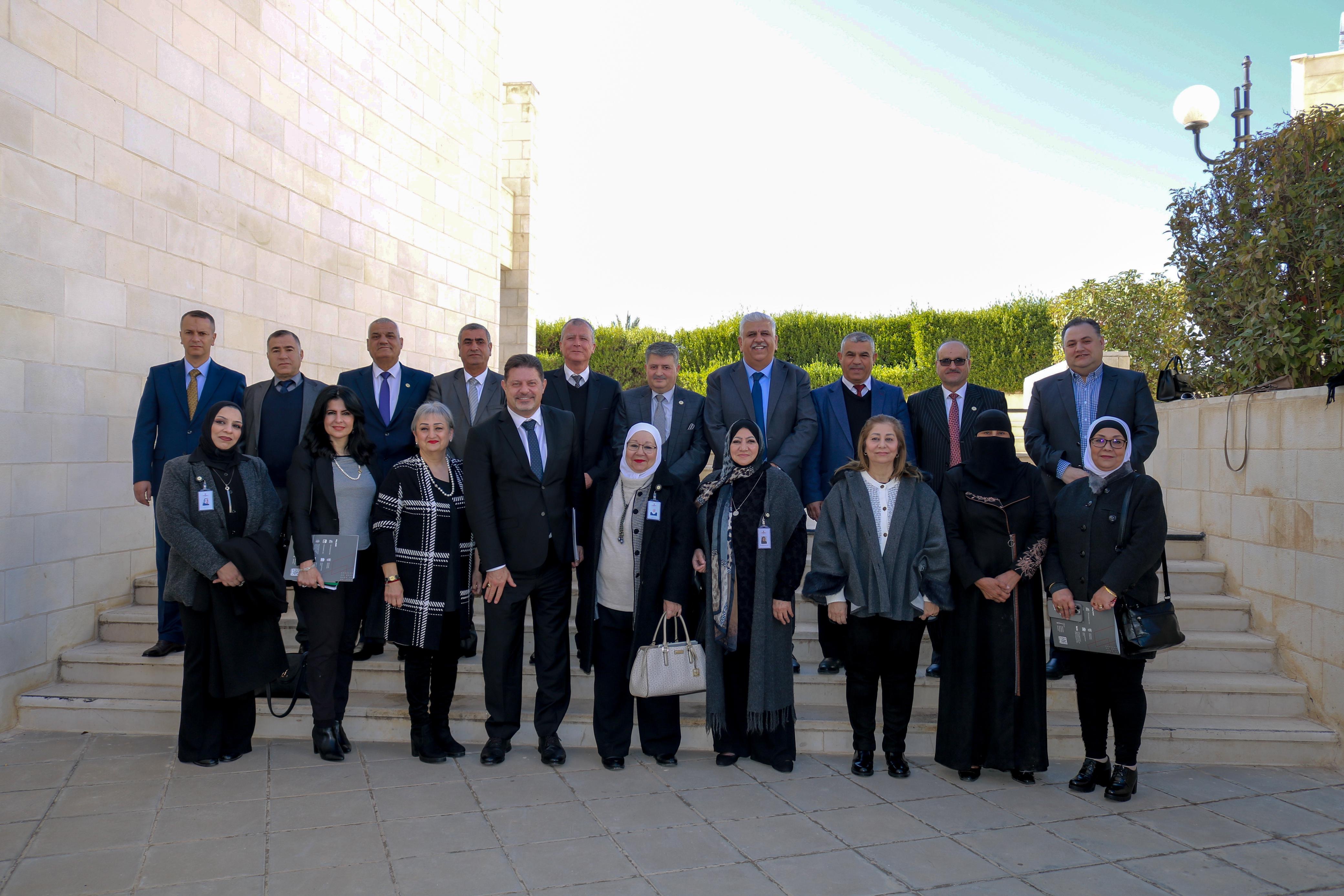 جمعية عَون الثقافية الوطنية تزور الجامعة الأميركية في مادبا