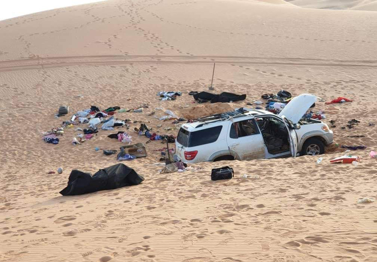 مأساة عائلة سودانية ..  ضاعوا في الصحراء وماتوا عطشاً وجوعاً والأم تترك رسالة وداعية مؤثرة