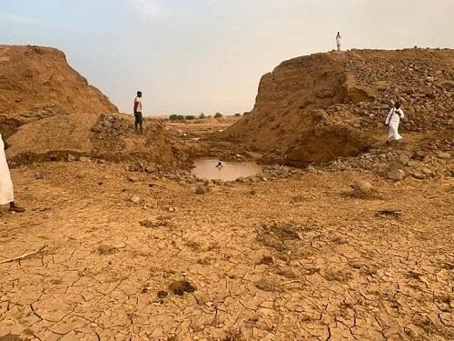 بالصور  ..  انهيار سد كندية الجديد بالسودان 