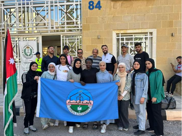 جامعة الزرقاء تشارك في معسكر اختيار سابلة الحسن لفوج 2024 