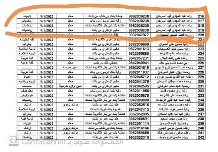 التربية تنفي تعيين معلمة في أكثر من مدرسة