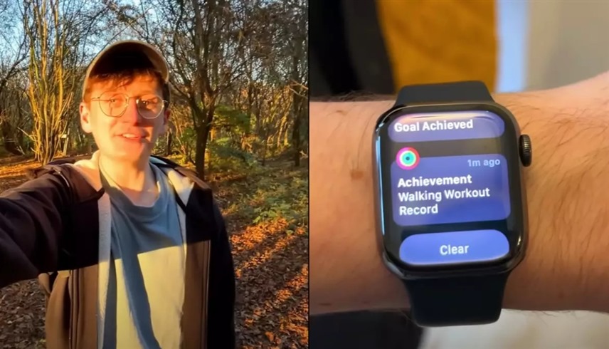 رجل يمشي ربع مليون خطوة في أسبوع ..  ماذا حدث له؟