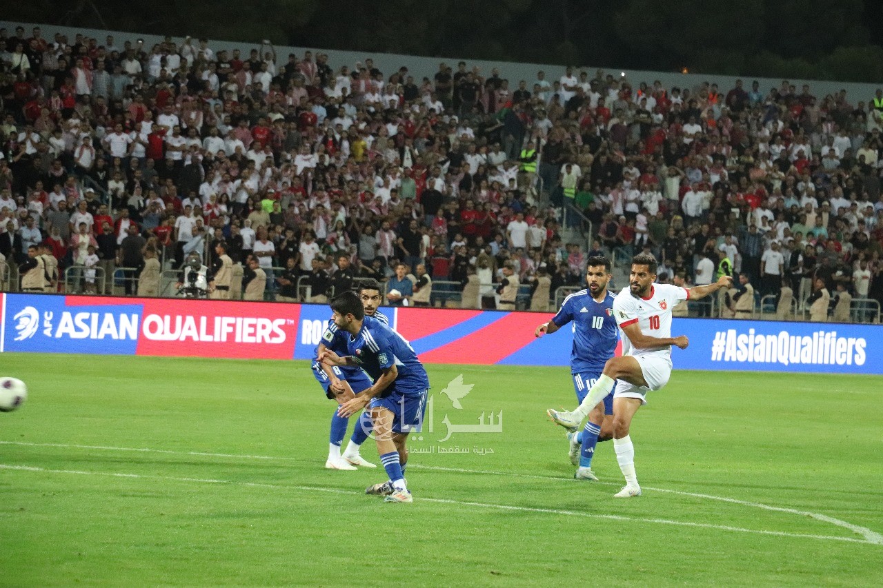 الكويت تخطف نقطة التعادل من المنتخب الأردني بالوقت القاتل 