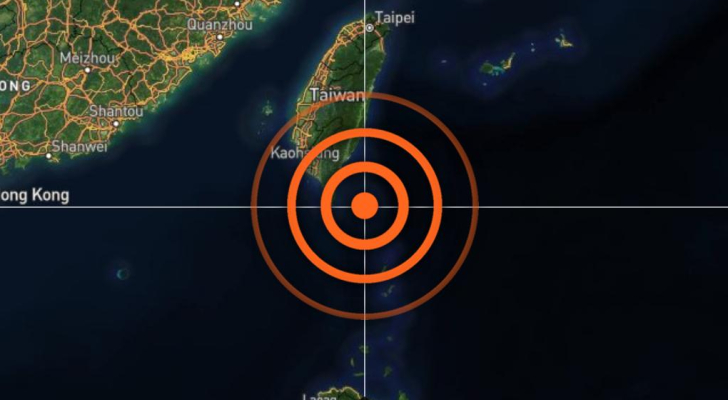  زلزال بقوة 5.6 درجة يهز منطقة تايوان